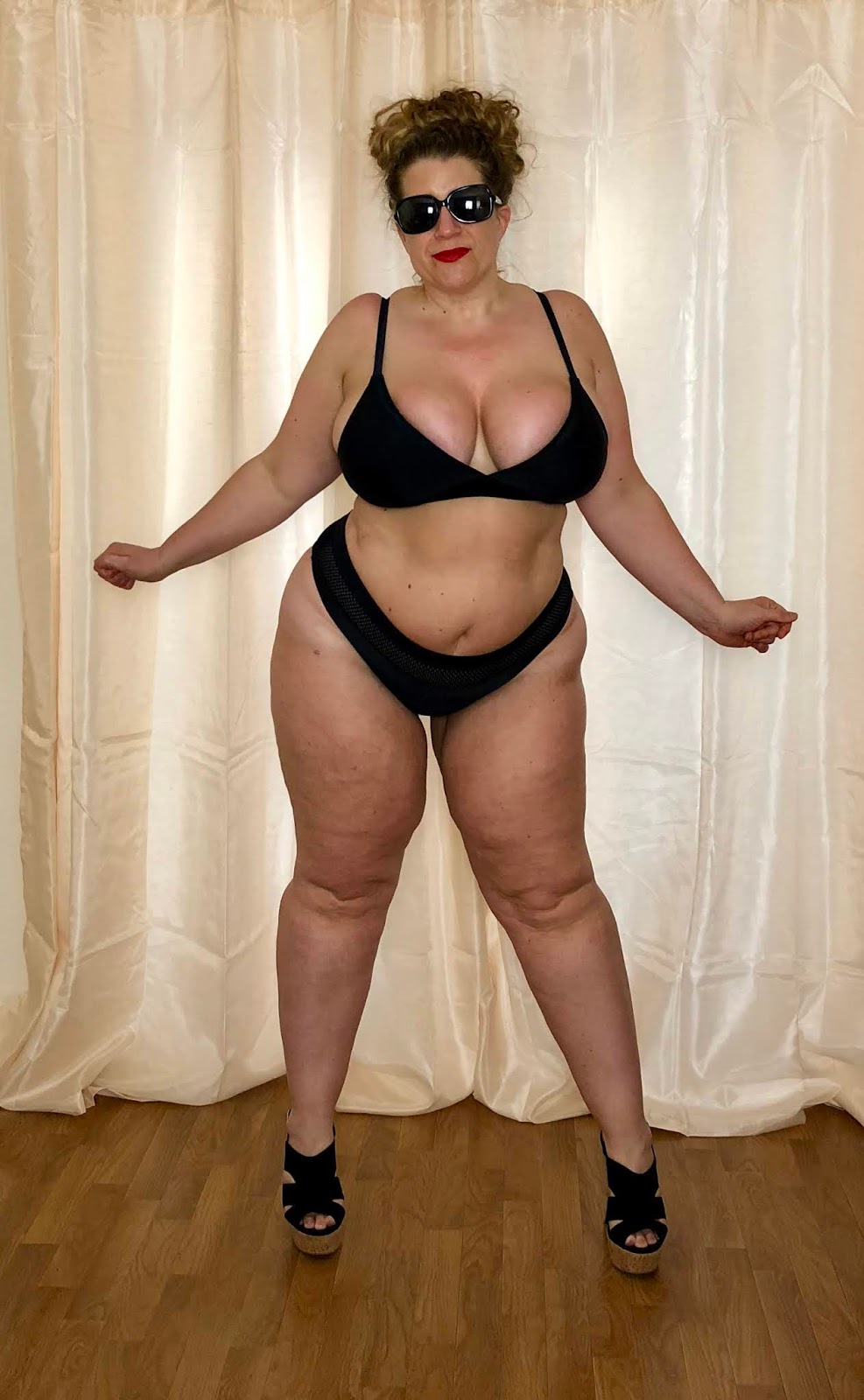 Forever 21+ Plus Size Swimwear 2018: Forever 21 Plus Mesh Trim Bikini size 1X/20 – Detailed Review