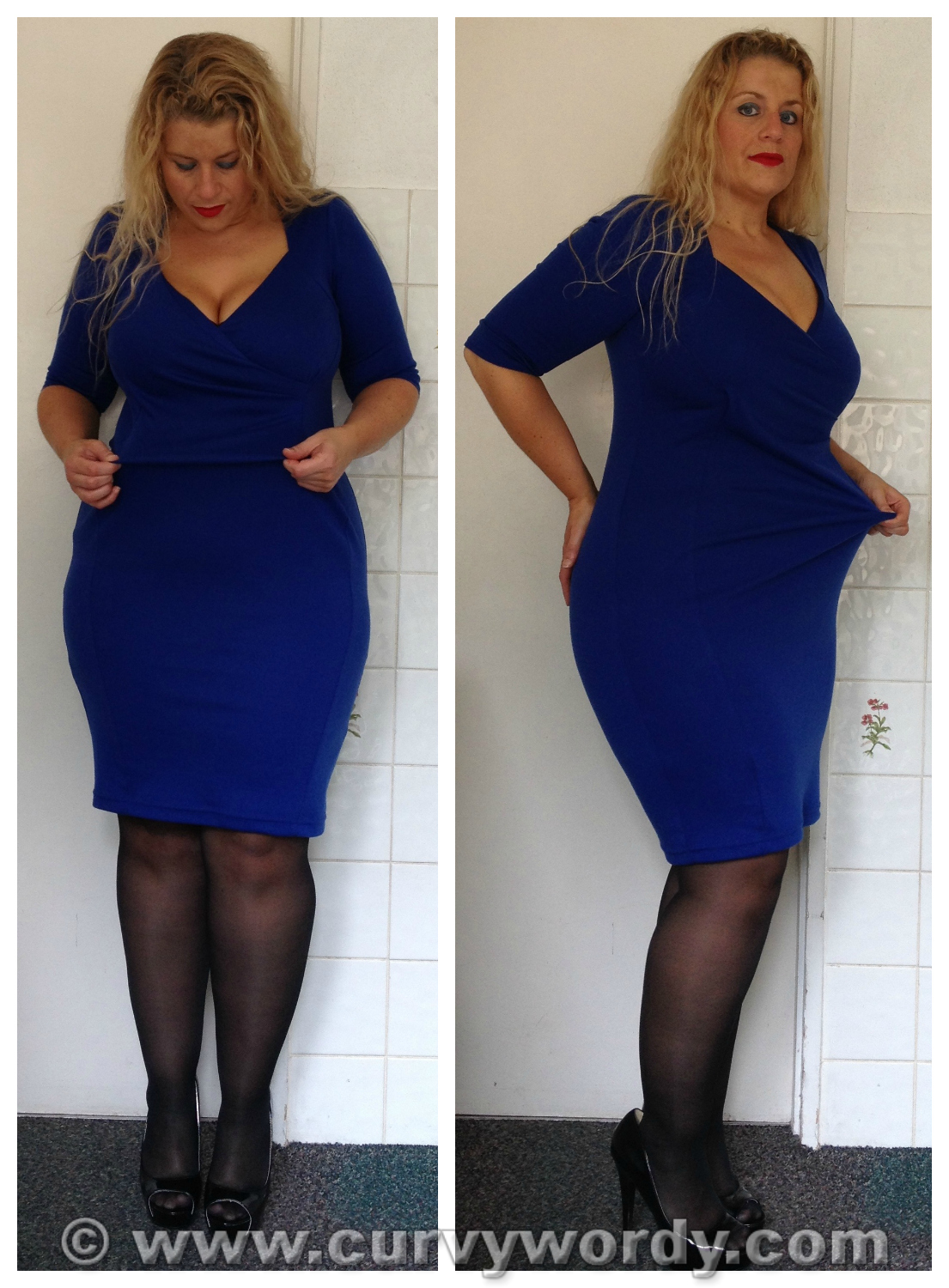 Evans Scarlett and Jo Blue City Dress