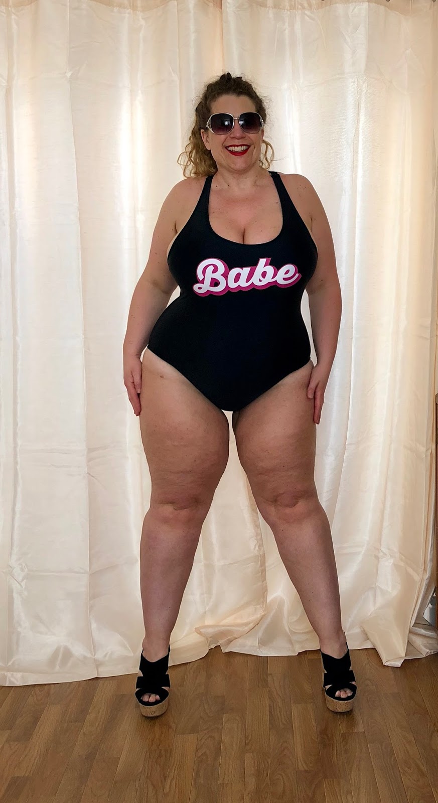 Curvy Wordy Forever 21+ Babe Swimsuit