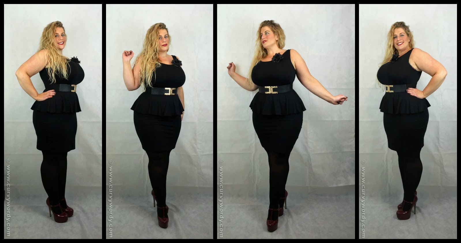 New Look Inspire Jersey Peplum Dress 18 – Detailed Review