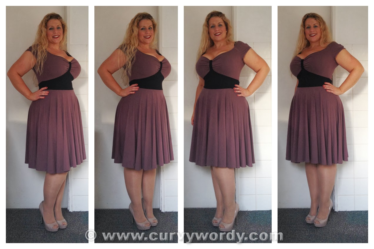 Urkye Skołowana Bakłażanowa Dress 40 oo/ooo