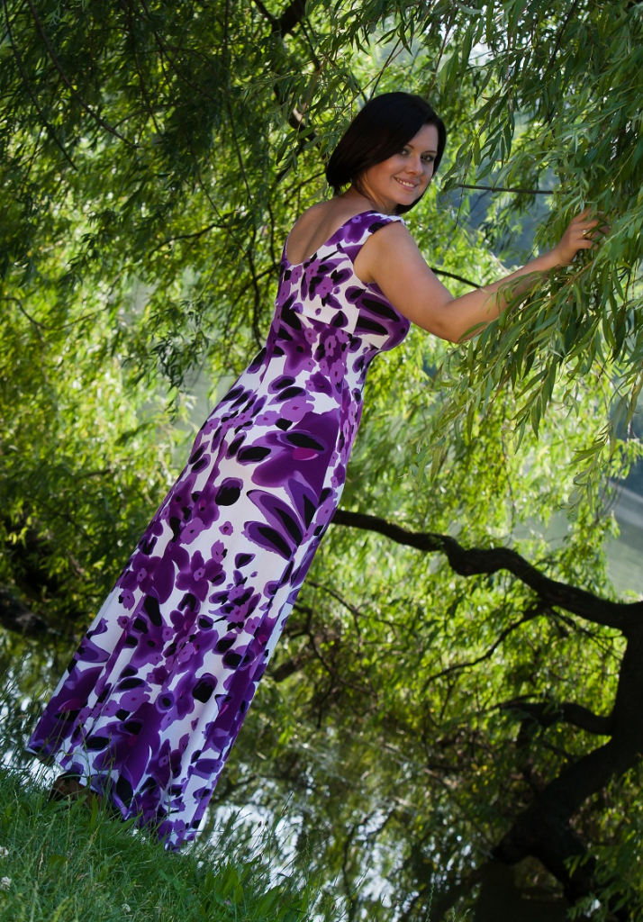 BiuBiu Kyoto Bluebell Maxi Dress 42BB/BBB