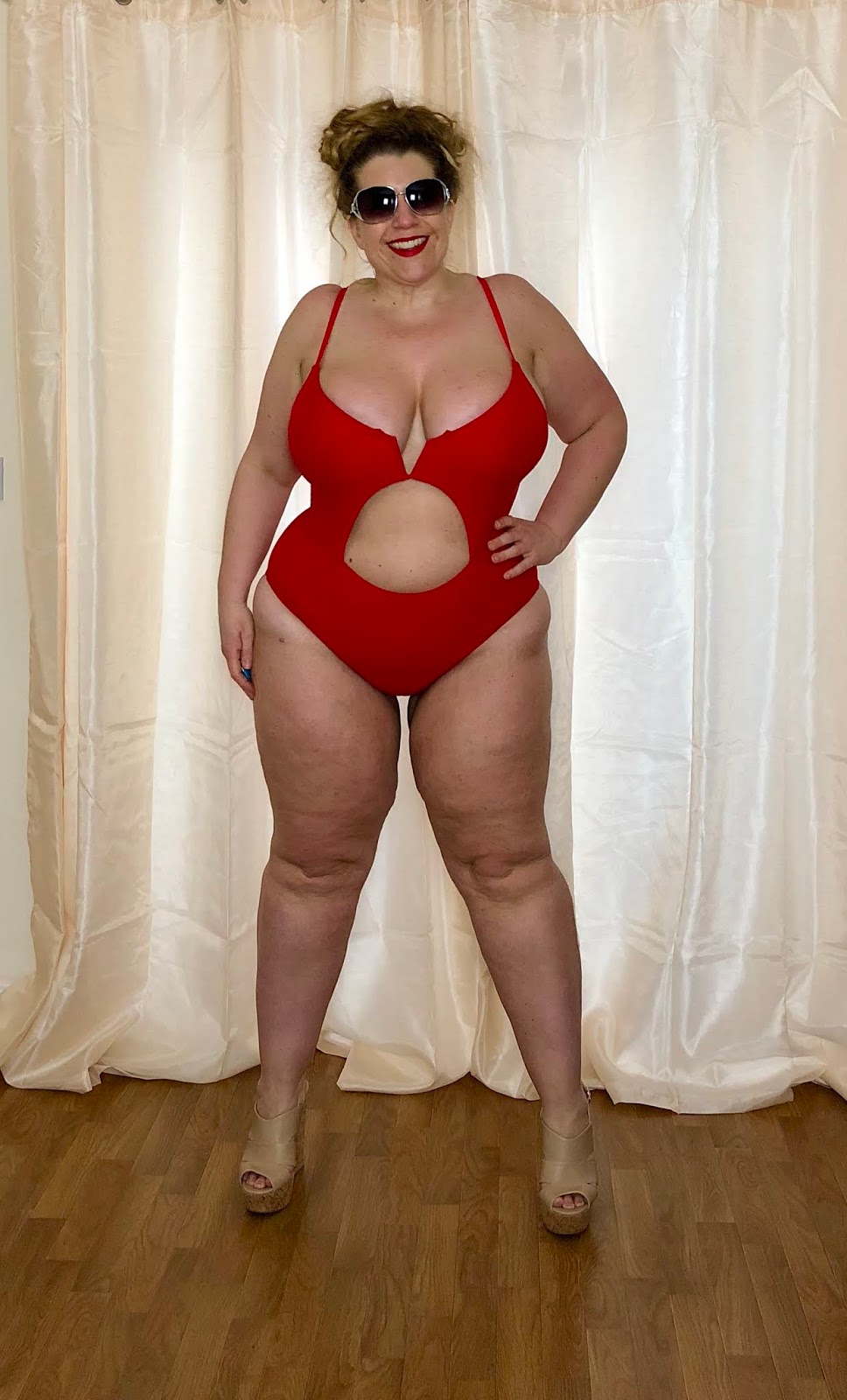 Forever 21+ Cutout Swimsuit Curvy Wordy